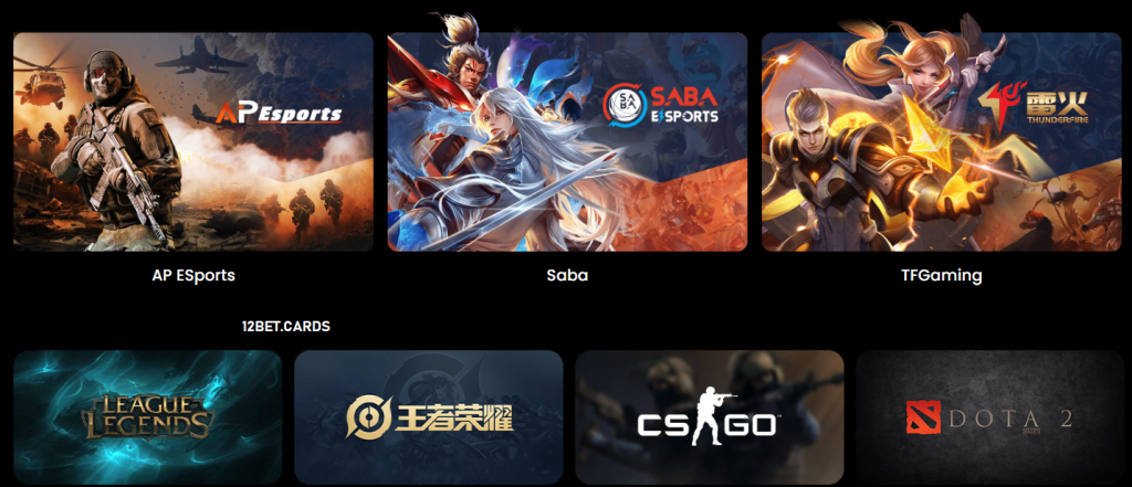 Sảnh cược thể thao điện tử 12bet sanh cuoc the thao dien tu 12bet cards